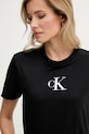 Calvin Klein Jeans tricou din bumbac negru LV047E804G