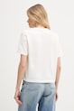 Ρούχα Calvin Klein Jeans t-shirt γυναικείο βαμβακερό LV047E811G μπεζ