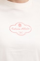 Calvin Klein Jeans t-shirt γυναικείο βαμβακερό LV047E811G μπεζ