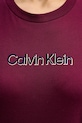 Bavlnené tričko Calvin Klein Jeans LV047E821G burgundské