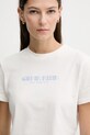 Calvin Klein Jeans t-shirt bawełniany beżowy LV047E823G