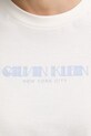 Calvin Klein Jeans t-shirt bawełniany LV047E823G beżowy