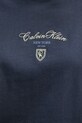Βαμβακερό μπλουζάκι Calvin Klein Jeans LV047E232G σκούρο μπλε