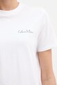 Bavlněné tričko Calvin Klein Jeans LV047E809G bílá