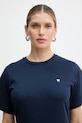 Weekend Max Mara t-shirt bawełniany VENACO granatowy 2615971031600