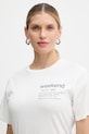 Weekend Max Mara t-shirt bawełniany TENUE biały 2615971051600