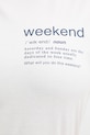 Weekend Max Mara t-shirt bawełniany TENUE 2615971051600 biały