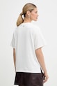 Odzież Weekend Max Mara t-shirt bawełniany AGILE 2615971061600 biały