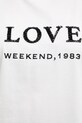 Weekend Max Mara t-shirt bawełniany AGILE 2615971061600 biały