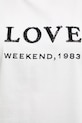 Weekend Max Mara t-shirt bawełniany AGILE 2615971061600 biały