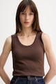 Weekend Max Mara top damski MULTIC brązowy 2615941012600