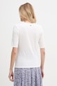 Ρούχα Weekend Max Mara t-shirt γυναικείο βαμβακερό OPZIONE 2615941042600 μπεζ
