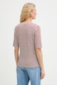 Odzież Weekend Max Mara t-shirt damski bawełniany OPZIONE 2615941042600 czerwony