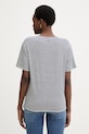 Odzież Weekend Max Mara t-shirt damski z lnem PELOTA 2615941052600 granatowy