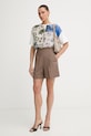 Weekend Max Mara футболка жіноча PAMPAS 2615941062600 бежевий SS26
