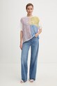 Weekend Max Mara t-shirt damski PAMPAS 2615941062600 niebieski SS26