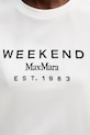 Weekend Max Mara t-shirt bawełniany SABATO 2615941112600 biały