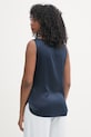 Îmbrăcăminte MM by Max Mara top pentru femei, din mătase PAN 2616161017600 bleumarin