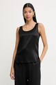 MM by Max Mara top damski jedwabny PAN czarny 2616161017600
