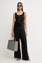 MM by Max Mara top dámsky hodvábny PAN 2616161017600 čierna SS26