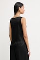 Odzież MM by Max Mara top damski jedwabny PAN 2616161017600 czarny