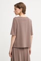 Ρούχα MM by Max Mara t-shirt γυναικείο TAURO 2616941068600 καφέ