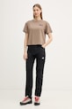 Fjallraven T-shirt αθλητικό γυναικείο βαμβακερό Forest Walk F14600270 καφέ SS26