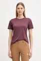 Fjallraven T-shirt sportowy damski Abisko Day bordowy F84106