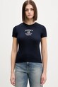 Tommy Jeans t-shirt nadruk granatowy DW0DW21849