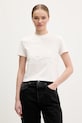 Tommy Jeans t-shirt bawełniany bawełna beżowy DW0DW22539