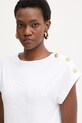 Βαμβακερό μπλουζάκι Marciano by Guess LYRIS λευκό 6RGI03.6362A