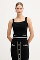 Marciano by Guess top NOEMI z elastanem czarny 6RGR03.5905Z