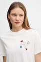 PS Paul Smith t-shirt bawełniany beżowy W2R.430V.VP5567