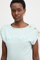 Marciano by Guess t-shirt damski bawełniany LYRIS niebieski G6GI04.K3505