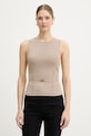 Marciano by Guess top pentru femei, cu vâscoză KASHU bej G6GR23.Z0760