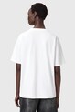 AllSaints tricou din bumbac W145JD alb SS26
