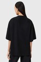 AllSaints t-shirt bawełniany W152JD czarny SS26
