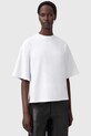 AllSaints tricou din bumbac W088JD alb SS26