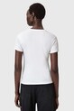 AllSaints tricou din bumbac W285JC alb SS26