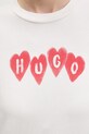 HUGO t-shirt bawełniany Vintage Tee_22 50561164 beżowy