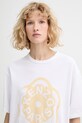 Kenzo t-shirt bawełniany biały FG52TS3034SK