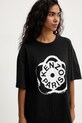 Kenzo t-shirt bawełniany czarny FG52TS3034SK