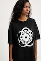 Kenzo t-shirt bawełniany czarny FG52TS3034SK