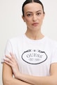 Guess t-shirt bawełniany ROSALBA biały V6RI04.K8FQ4