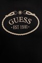 Guess t-shirt bawełniany ROSALBA V6RI04.K8FQ4 czarny