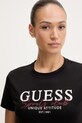 Guess t-shirt bawełniany ARTEMISIA czarny V6RI05.I3Z14