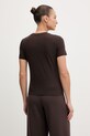 Odzież Guess t-shirt TRACEY V6RI07.J1314 brązowy