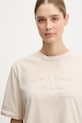 Guess t-shirt bawełniany SOPHIE beżowy V6RI09.I3Z14