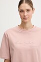 Guess t-shirt bawełniany SOPHIE różowy V6RI09.I3Z14