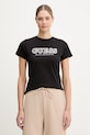 Guess t-shirt bawełniany KETTY regular czarny V6RI10.I3Z14